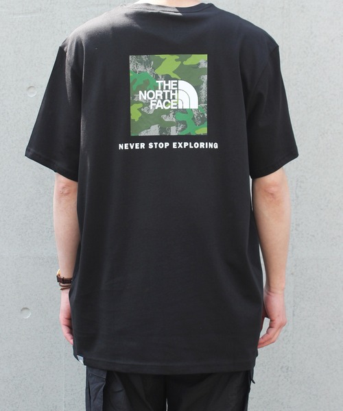 THE NORTH FACE(ザノースフェイス)の「【THE NORTH FACE】ノースフェイス Short Sleeve Box logo Tee ボックスロゴTシャツ NF0A2TX2(Tシャツ/カットソー・メンズ・ホワイト/ブラック/ブラック系その他/ベージュ/グリーン/ブルー/ライトグリーン/グレイッシュベージュ・S/M/L/XL)」の4枚目の写真