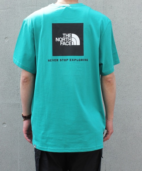 THE NORTH FACE(ザノースフェイス)の「【THE NORTH FACE】ノースフェイス Short Sleeve Box logo Tee ボックスロゴTシャツ NF0A2TX2(Tシャツ/カットソー・メンズ・ホワイト/ブラック/ブラック系その他/ベージュ/グリーン/ブルー/ライトグリーン/グレイッシュベージュ・S/M/L/XL)」の1枚目の写真