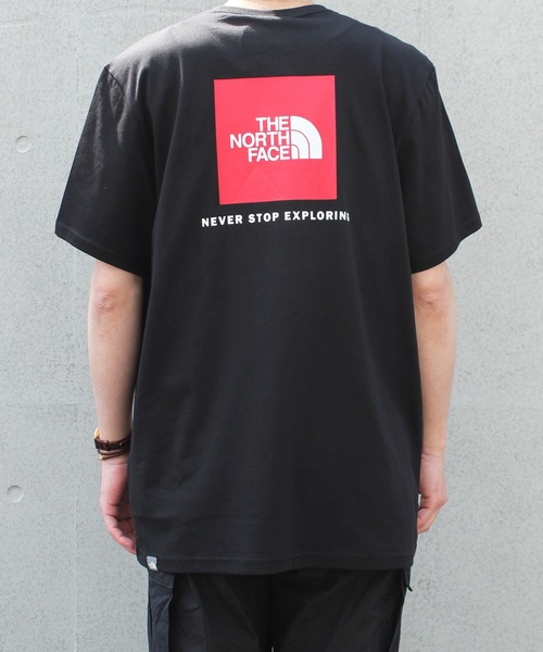 THE NORTH FACE(ザノースフェイス)の「【THE NORTH FACE】ノースフェイス Short Sleeve Box logo Tee ボックスロゴTシャツ NF0A2TX2(Tシャツ/カットソー・メンズ・ホワイト/ブラック/ブラック系その他/ベージュ/グリーン/ブルー/ライトグリーン/グレイッシュベージュ・S/M/L/XL)」の3枚目の写真