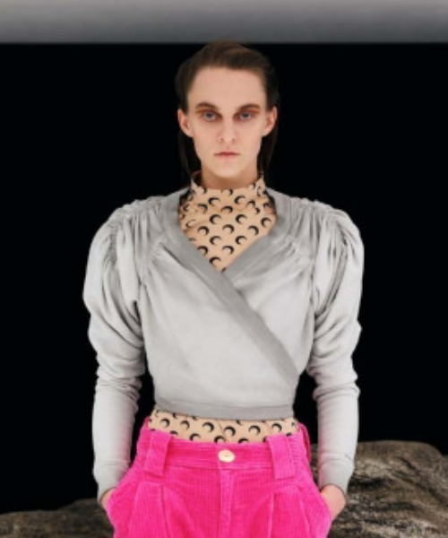 MARINE SERRE（マリーン・セル）の「SECOND SKIN TURTLENECK MOON TOP