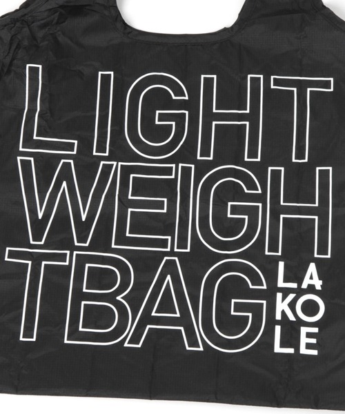 LAKOLE(ラコレ)の「【超軽量】ボールエコバッグ / 263515(エコバッグ/サブバッグ・レディース・ホワイト/ブラック・FREE)」の12枚目の写真