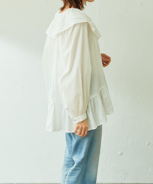 ne Quittez pas ヌキテパ フリルブラウス White 完売品（ne