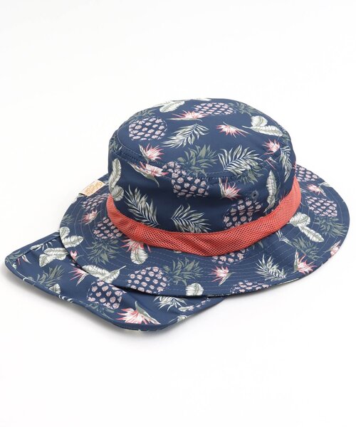 BREEZE（ブリーズ）の「【日よけ付き】5柄アウトドアハット_UVカット（ハット・キッズ・ネイビー/ピンク/レインボー/パープル/ライム・54/56/52/50）」の19枚目の写真