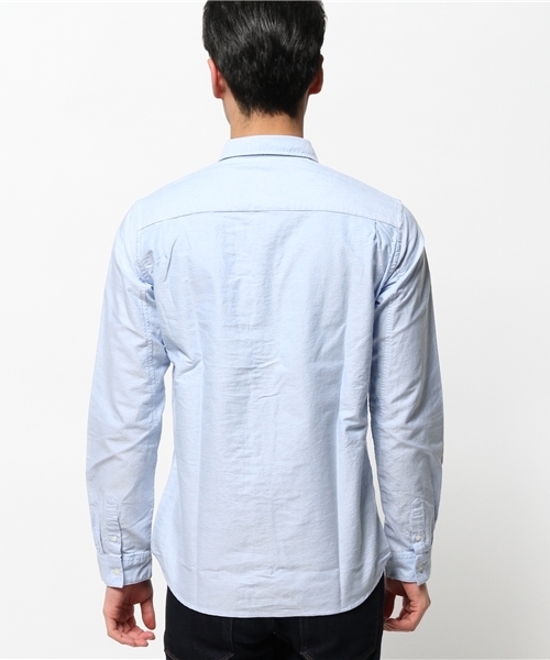 R.NEWBOLD（アールニューボールド）の「OXFORD SHIRTS/オックスシャツ/155620 5S215（シャツ/ブラウス・メンズ・ホワイト/サックスブルー/イエロー/ピンク・MEDIUM/SMALL/LARGE/X-LARGE）」の15枚目の写真