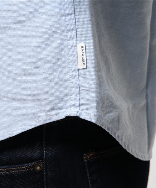 R.NEWBOLD（アールニューボールド）の「OXFORD SHIRTS/オックスシャツ/155620 5S215（シャツ/ブラウス・メンズ・ホワイト/サックスブルー/イエロー/ピンク・MEDIUM/SMALL/LARGE/X-LARGE）」の19枚目の写真