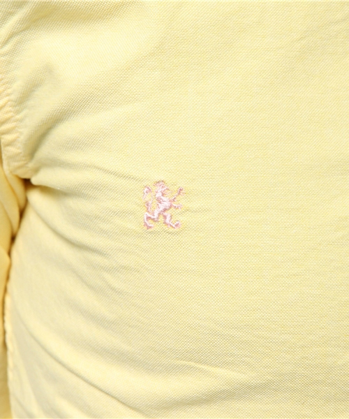R.NEWBOLD（アールニューボールド）の「OXFORD SHIRTS/オックスシャツ/155620 5S215（シャツ/ブラウス・メンズ・ホワイト/サックスブルー/イエロー/ピンク・MEDIUM/SMALL/LARGE/X-LARGE）」の14枚目の写真