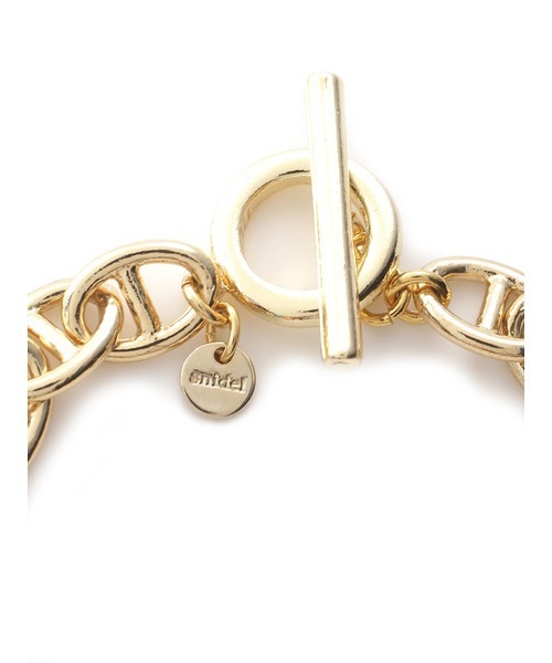 SNIDEL（スナイデル）の「チェーンブレス（ブレスレット・レディース・ゴールド・FREE）」の2枚目の写真