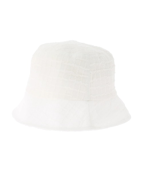 DURAS（デュラス）の「デザインバケットハット（ハット・レディース・ホワイト・FREE）」の4枚目の写真