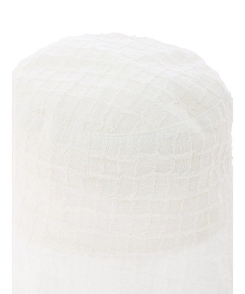 DURAS（デュラス）の「デザインバケットハット（ハット・レディース・ホワイト・FREE）」の6枚目の写真