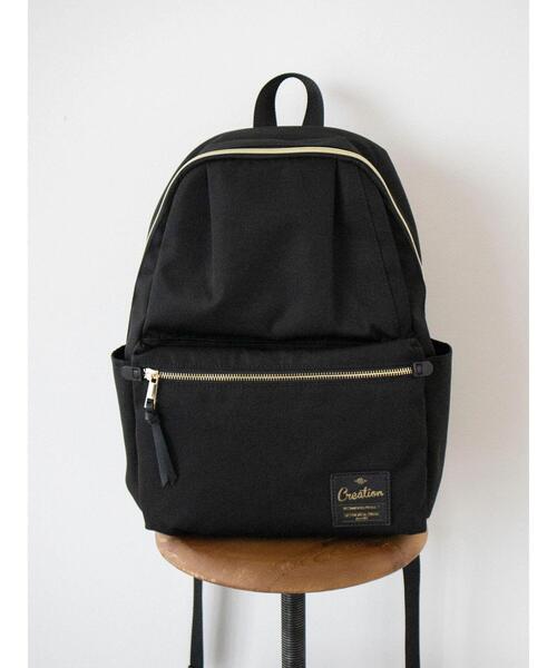 koe(コエ)の「10ポケットデイパック*(バックパック/リュック・レディース・ライトグレー/ブラック/ネイビー/オレンジ・FREE)」の6枚目の写真