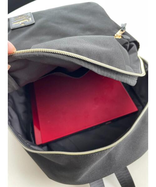 koe(コエ)の「10ポケットデイパック*(バックパック/リュック・レディース・ライトグレー/ブラック/ネイビー/オレンジ・FREE)」の16枚目の写真