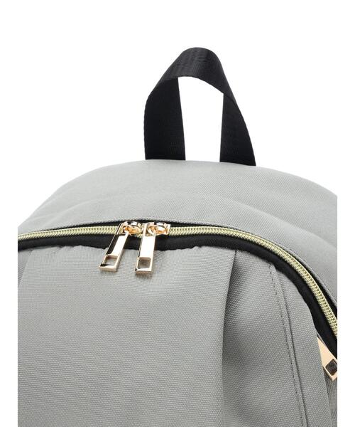 koe(コエ)の「10ポケットデイパック*(バックパック/リュック・レディース・ライトグレー/ブラック/ネイビー/オレンジ・FREE)」の13枚目の写真