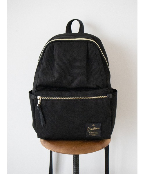 koe(コエ)の「10ポケットデイパック*(バックパック/リュック・レディース・ライトグレー/ブラック/ネイビー/オレンジ・FREE)」の2枚目の写真