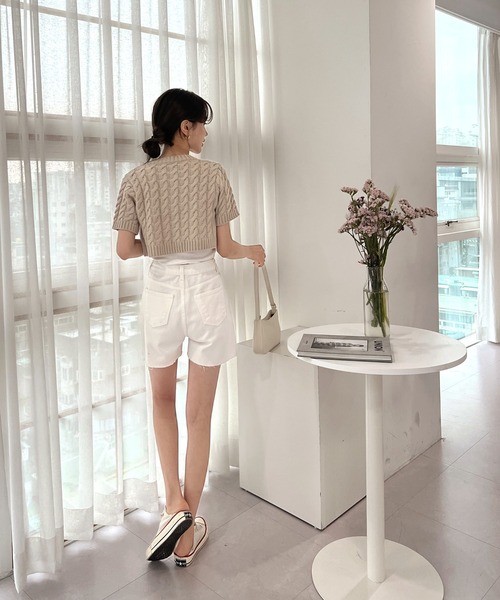 by muni:r（バイ ムニール）の「デイリースクエアミニショルダーバッグ（ショルダーバッグ・レディース・ブラック/イエロー/アイボリー/ピンクベージュ・ONE SIZE）」の12枚目の写真