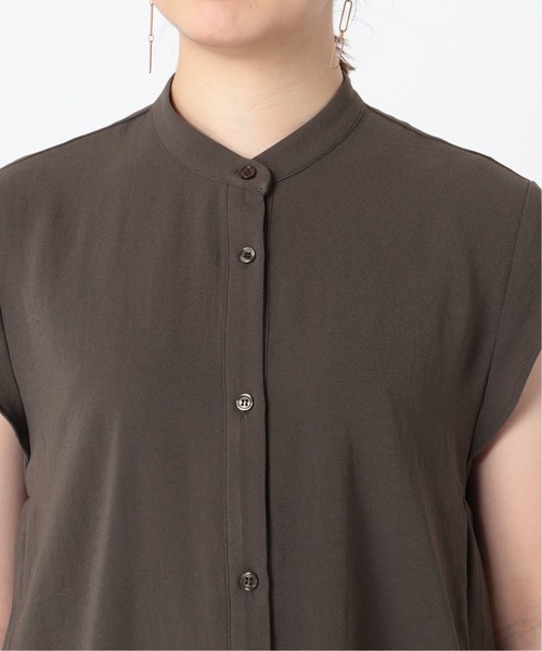 B.C STOCK（ベーセーストック）の「ジョーゼットサイドプリーツブラウス（シャツ/ブラウス・レディース・ホワイト/ベージュ/グレー・FREE）」の17枚目の写真