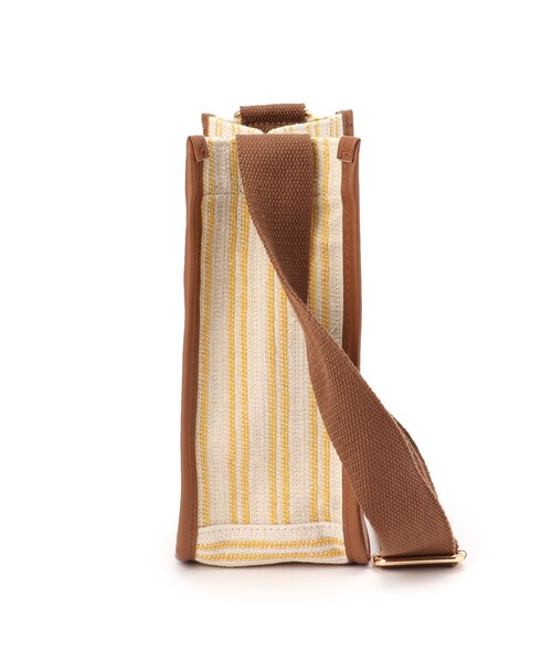 DRESKIP（ドレスキップ）の「◆【Lee別注】ストライプスクエアショルダーバッグ（ショルダーバッグ・レディース・ブラック系2/イエロー系2/ベージュ系2・00）」の12枚目の写真