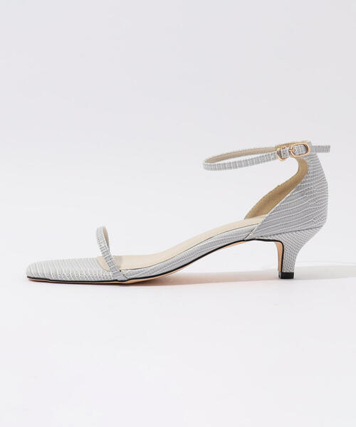 TOMORROWLAND （トゥモローランド）の「TOMORROWLAND リザードプリントサンダル（サンダル・レディース・グレー系その他・38/36/37）」の2枚目の写真