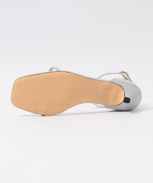 TOMORROWLAND （トゥモローランド）の「TOMORROWLAND リザードプリントサンダル（サンダル・レディース・グレー系その他・38/36/37）」の3枚目の写真