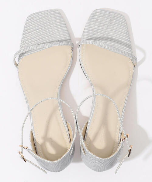 TOMORROWLAND （トゥモローランド）の「TOMORROWLAND リザードプリントサンダル（サンダル・レディース・グレー系その他・38/36/37）」の7枚目の写真