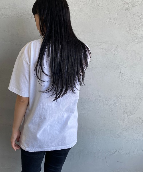 Champion（チャンピオン）の「[Champion/チャンピオン] T1011 ショートスリーブポケットTシャツ（Tシャツ/カットソー・レディース・ホワイト/ブラック・M/L/XL）」の21枚目の写真
