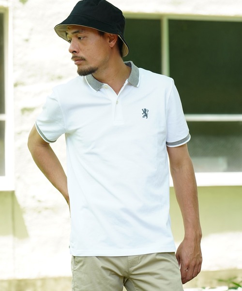 GIORDANO（ジョルダーノ）の「[GIORDANO] スーモールライオン刺繍半袖ポロシャツ (ユニセックス)（ポロシャツ・レディース・ホワイト系その他2/ライトピンク/ダークグレー/ベージュ・SMALL/MEDIUM/LARGE/X-LARGE）」の13枚目の写真
