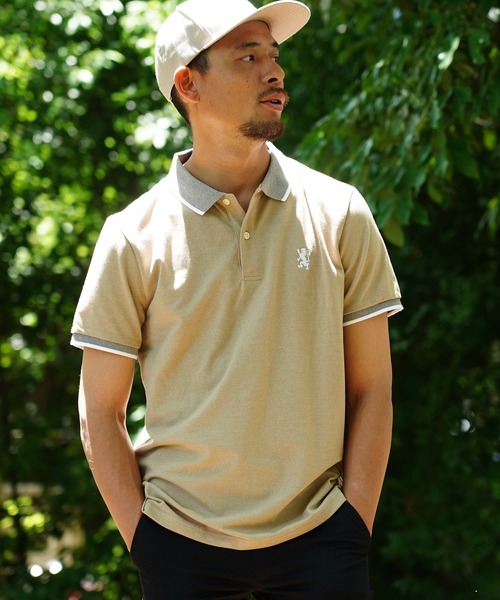 GIORDANO（ジョルダーノ）の「[GIORDANO] スーモールライオン刺繍半袖ポロシャツ (ユニセックス)（ポロシャツ・レディース・ホワイト系その他2/ライトピンク/ダークグレー/ベージュ・SMALL/MEDIUM/LARGE/X-LARGE）」の15枚目の写真