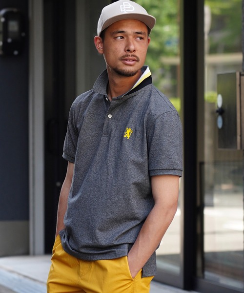 GIORDANO（ジョルダーノ）の「[GIORDANO] スーモールライオン刺繍半袖ポロシャツ (ユニセックス)（ポロシャツ・レディース・ホワイト系その他2/ライトピンク/ダークグレー/ベージュ・SMALL/MEDIUM/LARGE/X-LARGE）」の14枚目の写真