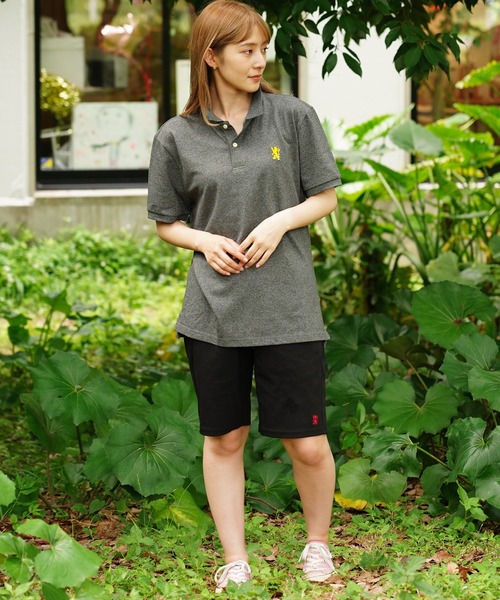 GIORDANO（ジョルダーノ）の「[GIORDANO] スーモールライオン刺繍半袖ポロシャツ (ユニセックス)（ポロシャツ・レディース・ホワイト系その他2/ライトピンク/ダークグレー/ベージュ・SMALL/MEDIUM/LARGE/X-LARGE）」の7枚目の写真