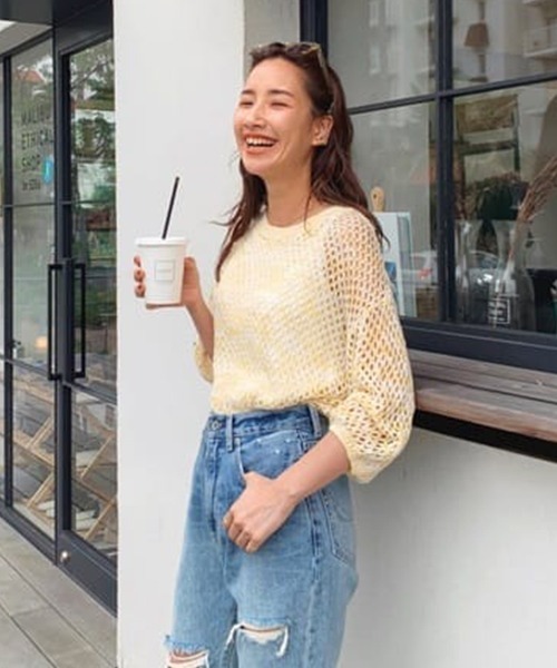 セール メッシュニット タンクトップセット ニット セーター Rodeo Crowns Wide Bowl ロデオクラウンズワイドボウル のファッション通販 Zozotown