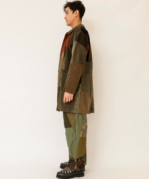 Johnbull（ジョンブル）の「【rebear by Johnbull】コーデュロイパッチワークコート（その他アウター・メンズ・ベージュ/ブラック/オリーブ・FREE）」の8枚目の写真
