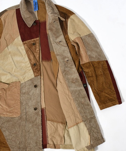 Johnbull（ジョンブル）の「【rebear by Johnbull】コーデュロイパッチワークコート（その他アウター・メンズ・ベージュ/ブラック/オリーブ・FREE）」の19枚目の写真