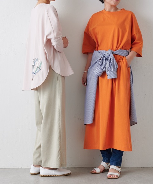 BEARDSLEY(ビアズリー)の「タイワン Tシャツ(Tシャツ/カットソー・レディース・オレンジ・FREE)」の21枚目の写真