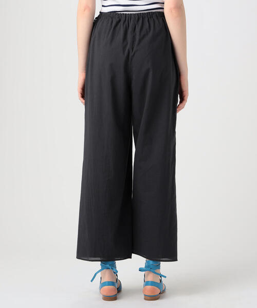 TOMORROWLAND （トゥモローランド）の「インドコットン ギャザーワイドパンツ（その他パンツ・レディース・チャコールグレー/バイオレット・36/32）」の6枚目の写真