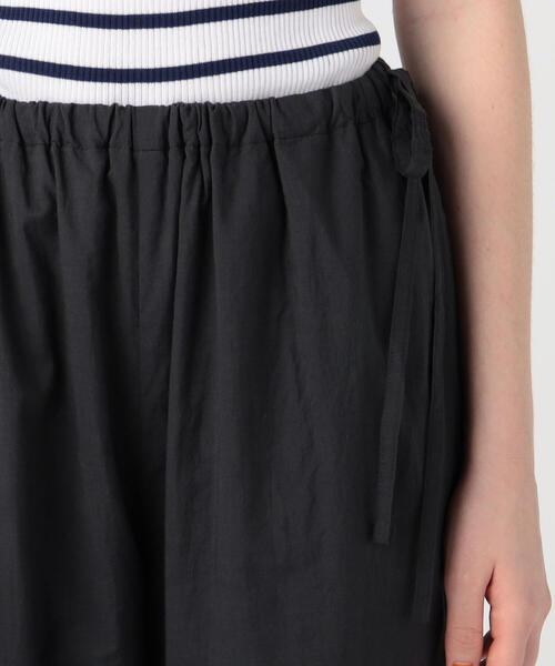 TOMORROWLAND （トゥモローランド）の「インドコットン ギャザーワイドパンツ（その他パンツ・レディース・チャコールグレー/バイオレット・36/32）」の14枚目の写真