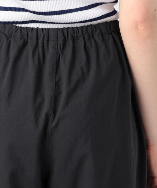 TOMORROWLAND （トゥモローランド）の「インドコットン ギャザーワイドパンツ（その他パンツ・レディース・チャコールグレー/バイオレット・36/32）」の3枚目の写真