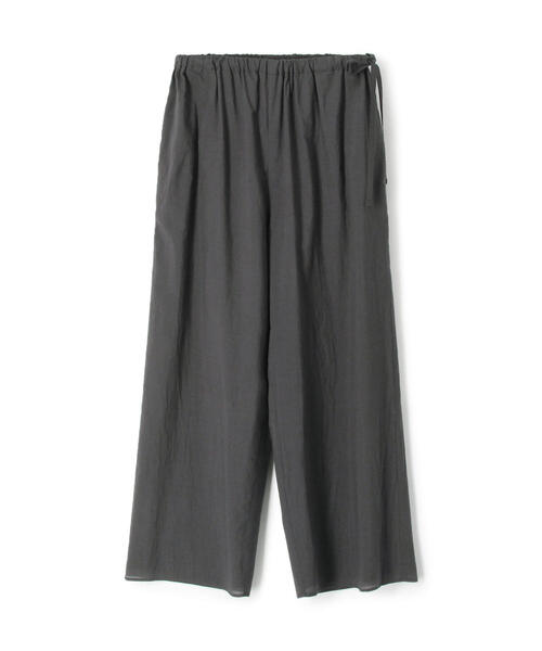 TOMORROWLAND （トゥモローランド）の「インドコットン ギャザーワイドパンツ（その他パンツ・レディース・チャコールグレー/バイオレット・36/32）」の10枚目の写真