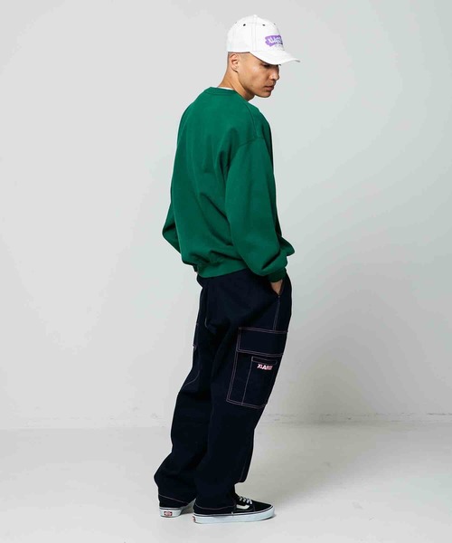 XLARGE（エクストララージ）の「STITCHED RESORT CARGO PANTS/メンズ　ステッチ　カーゴパンツ　ベルト付（カーゴパンツ・メンズ・オリーブ/ブラウン/ブラック/ネイビー・M/S/L/XL）」の14枚目の写真
