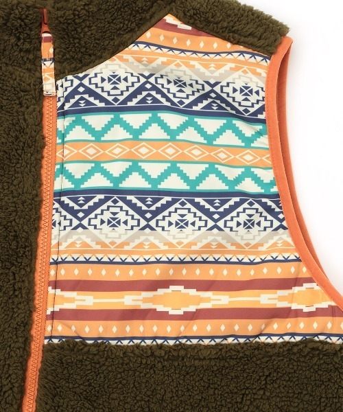 チチカカ(チチカカ)の「キカパッチボアベスト 【ユニセックス】(ベスト・メンズ・カーキ/ネイビー・MEDIUM/LARGE)」の16枚目の写真