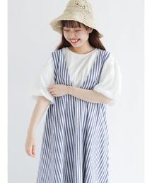 Samansa Mos2 | 袖バルーンTシャツ(Tシャツ/カットソー)