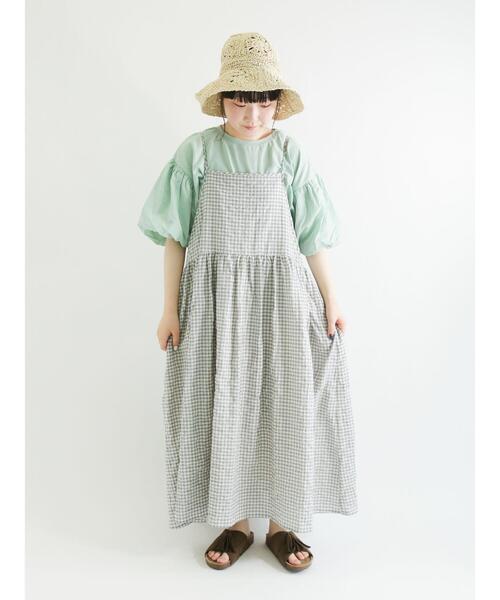 Samansa Mos2（サマンサ モスモス）の「袖バルーンTシャツ（Tシャツ/カットソー・レディース・ブラック/ベージュ/オフホワイト/ミント・ﾌﾘ-）」の18枚目の写真