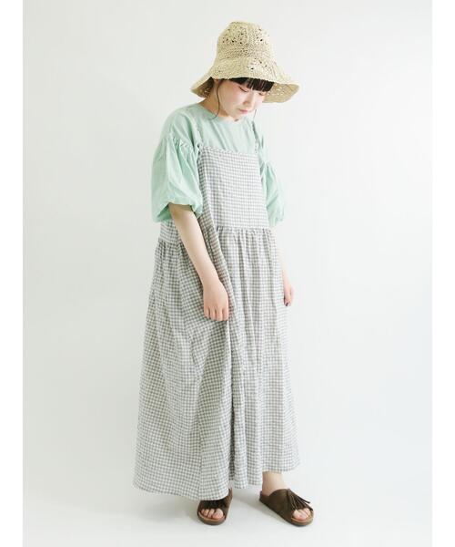 Samansa Mos2（サマンサ モスモス）の「袖バルーンTシャツ（Tシャツ/カットソー・レディース・ブラック/ベージュ/オフホワイト/ミント・ﾌﾘ-）」の19枚目の写真