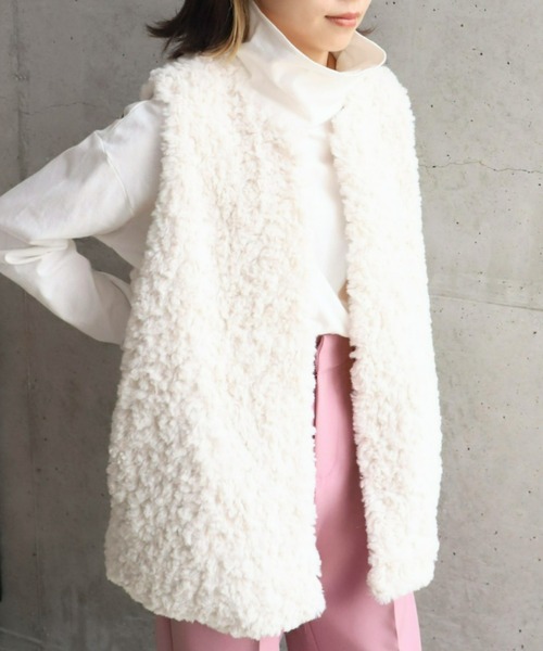 moment+（モーメントプラス）の「綿100％無地＆ボーダー ハイネックロングスリーブTシャツ（Tシャツ/カットソー・レディース・ブラック/オフホワイト/ピンク/グリーン/ブラック系その他・M）」の12枚目の写真