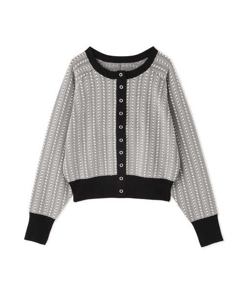 N.（N. Natural Beauty Basic）（エヌエヌナチュラルビューティーベーシック）の「◆ジャガードフォルムカーディガン（カーディガン/ボレロ・レディース・ホワイト系その他/ブラック系その他・MEDIUM）」の16枚目の写真