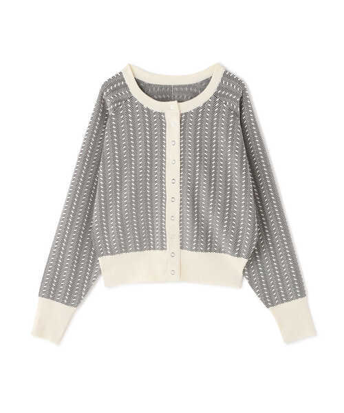 N.（N. Natural Beauty Basic）（エヌエヌナチュラルビューティーベーシック）の「◆ジャガードフォルムカーディガン（カーディガン/ボレロ・レディース・ホワイト系その他/ブラック系その他・MEDIUM）」の22枚目の写真