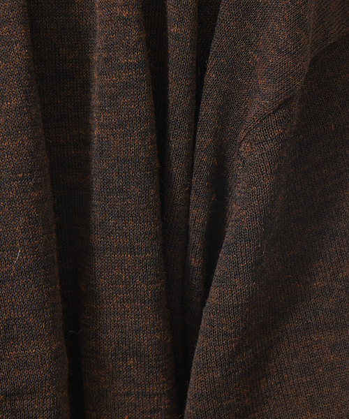 qualite(カリテ)の「シアーウールニットブルゾン(カーディガン/ボレロ・レディース・ホワイト/グリーン/ブラウン・フリー)」の18枚目の写真