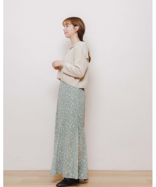 flower(フラワー)の「セーラーカラーニット(ニット/セーター・レディース・アイボリー/ベージュ・FREE)」の18枚目の写真