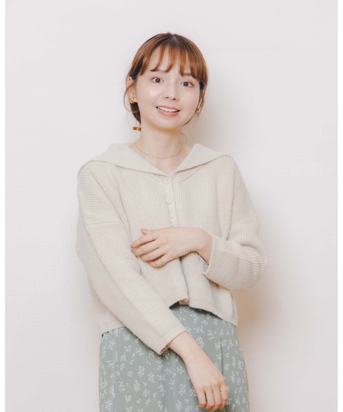 セール】セーラーカラーニット（ニット/セーター）｜flower（フラワー