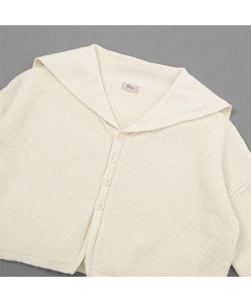 セール】セーラーカラーニット（ニット/セーター）｜flower（フラワー