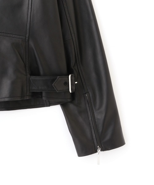 PROPORTION BODY DRESSING(プロポーションボディドレッシング)の「ラムレザーライダース / 1212255900(ライダースジャケット・レディース・ブラック・SMALL/MEDIUM)」の8枚目の写真