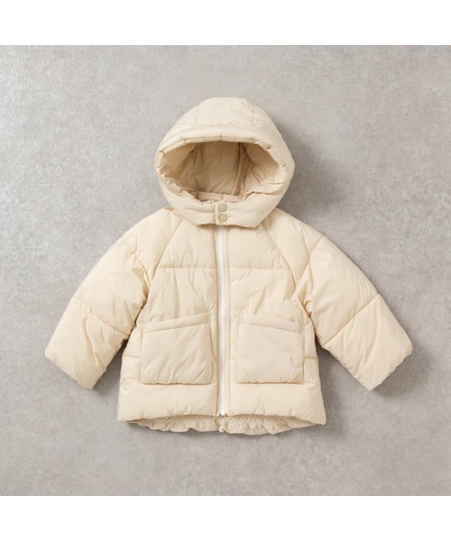 Lycee mine(リセマイン)の「【万能アウター】フード取り外せるふっくらパフジャケット(ブルゾン・キッズ・ブラック/ピンク/ミント/ブルーグレー/アイボリー/ライトベージュ・110cm/100cm/120cm/130cm/140cm/150cm)」の21枚目の写真